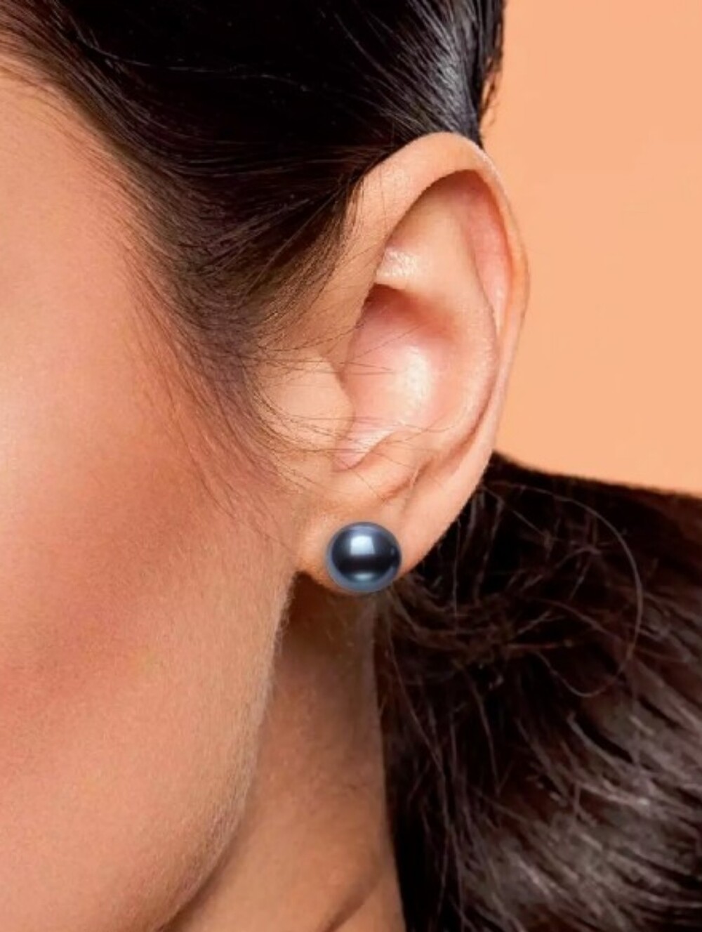 JTV Freshwater Pearl Stud Earrings